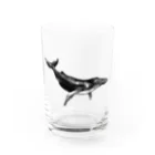 池田早秋のクジラA Water Glass :front