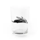 池田早秋のクジラB Water Glass :front