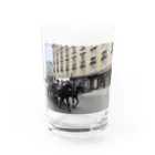 yuko3bridgeのウィーンのお馬さん Water Glass :front