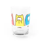 カトユリのクマー３ナイ運動。 Water Glass :front