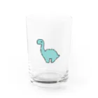 もさサウルスのもさもさモササウルス Water Glass :front