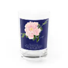 Mutsumi T shopの牡丹花 / 詩篇51:17 Water Glass :front