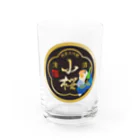 ほほらら工房 SUZURI支店の清酒小桜黒 Water Glass :front