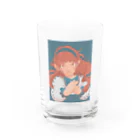 MINiの女の子 Water Glass :front