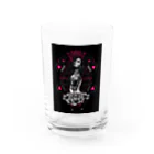 レッドムーンのneo girl Water Glass :front