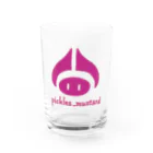 いわし.てんのピクルス君ロゴ。ピンク。 Water Glass :front