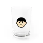 haruの納得いかないの顔グラス Water Glass :front