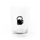 居酒屋のピクトグラムちゃん「ビール」 Water Glass :front