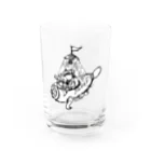 馴鹿 Jun-Rokuの巣穴寝室のアナグマ Water Glass :front