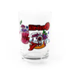 暗蔵喫茶Killer饅頭の紅いクリームソーダとKillerシフォン Water Glass :front