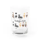 ゴシック屋↣↣ハルのカーディガンキャッツ Water Glass :front