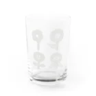 フラミンゴ洋裁店のお花 Water Glass :front