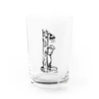 馴鹿 Jun-Rokuのカワウソちらり Water Glass :front