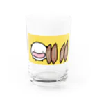 ダイナマイト87ねこ大商会のうなぎの蒲焼きを立てまくるねこです Water Glass :front