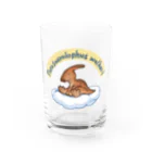 segasworksのゆるパラサウロロフス Water Glass :front