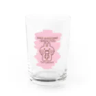 wakayamaのうさぎのたつ君！シャイニーローズ Water Glass :front