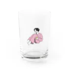 TLYSの体育座り Water Glass :front