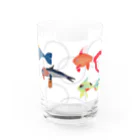 イワシの缶詰のschool debut Water Glass :front