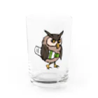 大谷健太の飲み水盗みミミズク Water Glass :front