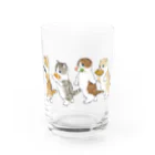 mofusandの花より団子にゃん Water Glass :front