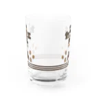 Supergirl Galleryの【柴組】柴印のカフェオレ Water Glass :front