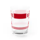 Supergirl Galleryの【柴組】柴印の牛乳(赤) Water Glass :front