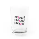 smaragdのSmaragd neon pink Water Glass :front