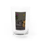 りさりさのねこねこにゃんこ Water Glass :front