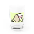 ダイナマイト87ねこ大商会のスリルを楽しむねこです Water Glass :front