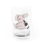 半生屋のすさみうさぎ Water Glass :front