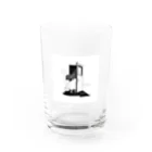 アトリエ「空白」のアトリエ「空白」ロゴグッズ Water Glass :front