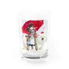 つるしまたつみのシロクマ Water Glass :front