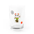 UUTUMの招き猫 / japan Water Glass :front