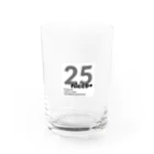 25nicco+の25nicco +オリジナルロゴ Water Glass :front