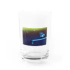 ✶ uopn ✶の夜の猫と止まれ Water Glass :front