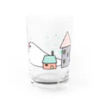 ・buncho days・ 文鳥デイズのStay home 文鳥 Water Glass :front