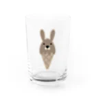  #104のうさぎチョコレートアイス Water Glass :front