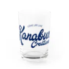 KANABUN CREATIONSのNavy-logo 2020 Water Glass :front