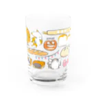 サカモトリエ/イラストレーターのコーギーパン（横長） Water Glass :front