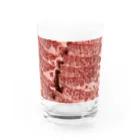 ろふの四角いお肉 Water Glass :front