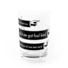 EASELのMeans I think so too. Water Glass :front