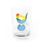 わおさきのシロハラonディア A Water Glass :front