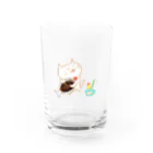 Hello Happy Catのお魚スキスキ Water Glass :front