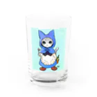 Tio Heartilの青ずきん猫ちゃん Water Glass :front
