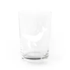 クジラの雑貨屋さん。のザトウクジラ Water Glass :front