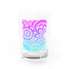 Feeling art 013☻のうめつくし　グラデ Water Glass :front