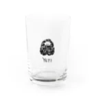 せこなおのBABY YETI　ワンポイントイラスト Water Glass :front