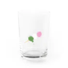 Poki_の弾ける三色団子 Water Glass :front