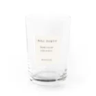 RiLiのプリントロゴ Water Glass :front