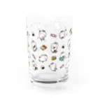 気にすなウサギの気にすな商店のゆるめ気にすなウサギグラス Water Glass :front